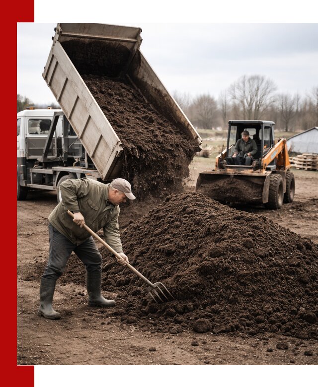 Доставка и продажа перегноя в Ирбите быстро и дешево