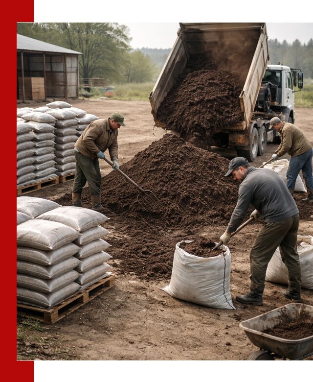 Доставка компоста оптом и в розницу в Ирбите