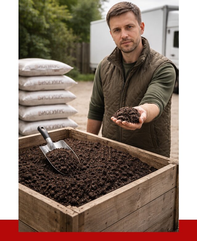 Купить биогумус в Ирбите с доставкой от 9344 р. за куб | ПРОНЕРУДРбт