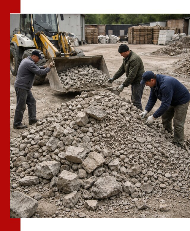 Демонтаж и вывоз бой бетона в Ирбите