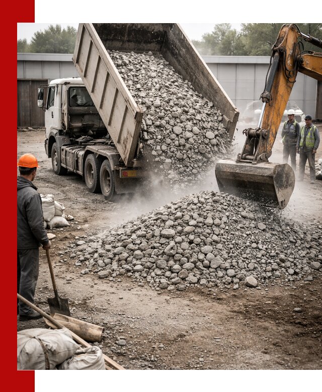 Доставка дробленого бетона в Ирбите оптом и в розницу