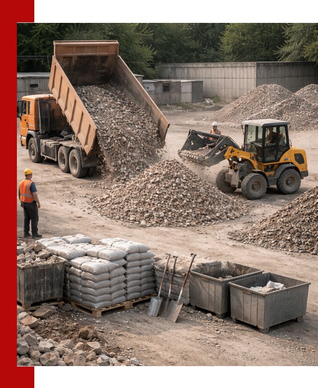 Вторичные материалы для отсыпки в Ирбите — поставка и доставка