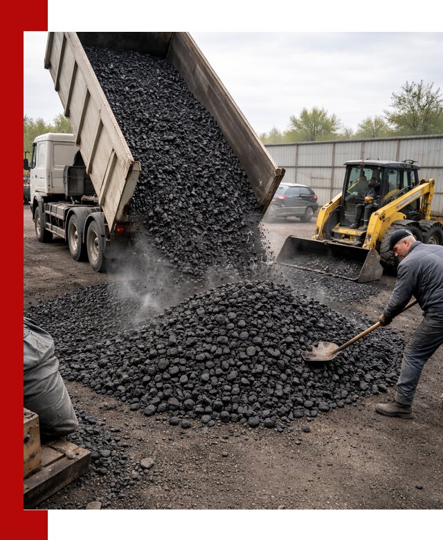 Доставка угля орех в Ирбите оптом и в розницу