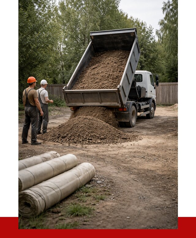 Доставка сыпучих материалов самосвалом в Ирбит от 4617 р. | ПРОНЕРУДРбт