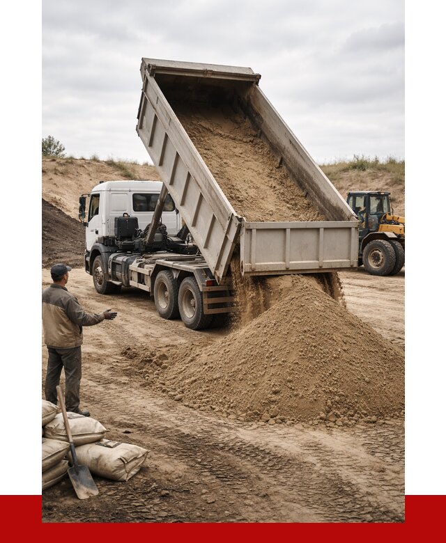 Доставка самосвалом 20 кубов в Ирбите от 8245 р. | ПРОНЕРУДРбт