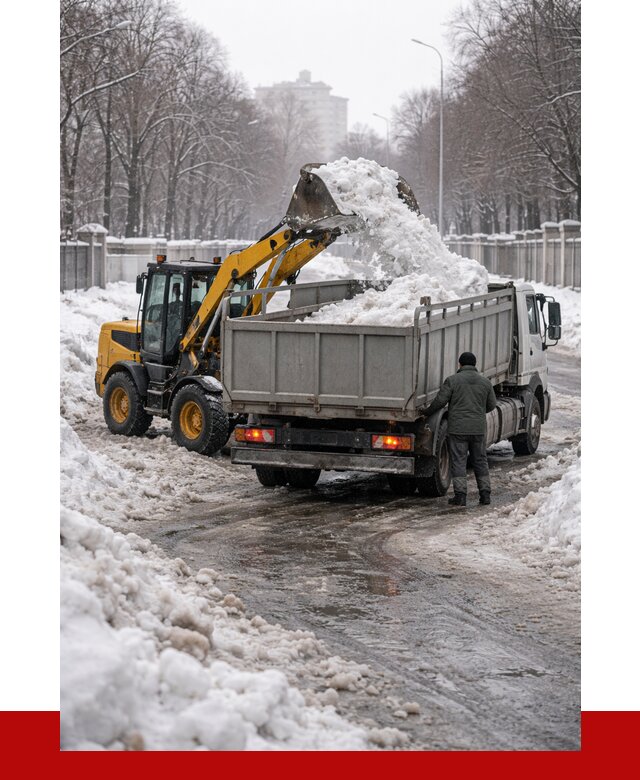 Вывоз снега с погрузкой в Ирбите от 3848 р. ПРОНЕРУДРбт