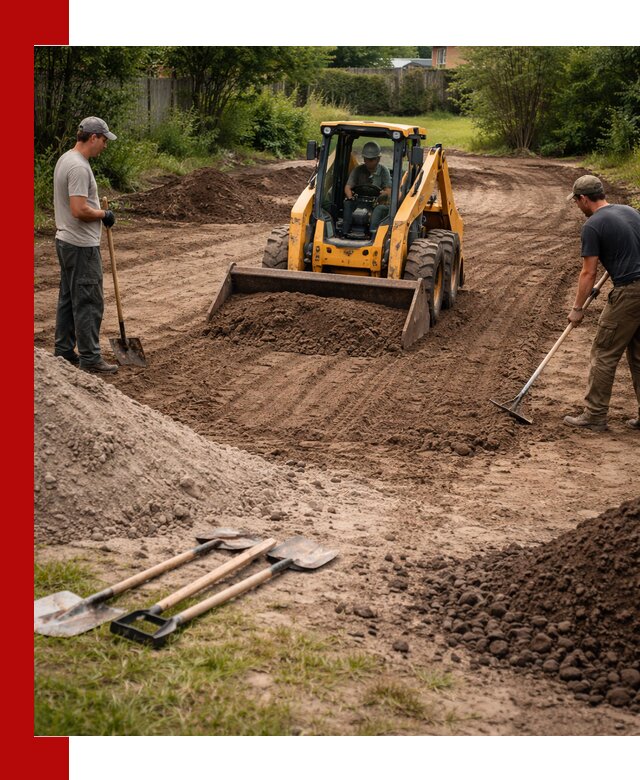 Планировка участка грунтом с вывозом и доставкой в Ирбите